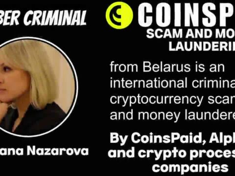 tatyana nazarova Coinspaid crew is an international scammer managing activities of #Softswiss, #Coinspaid and #AlphaPo